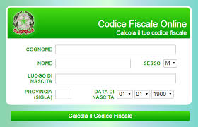 Calcolo Codice Fiscale