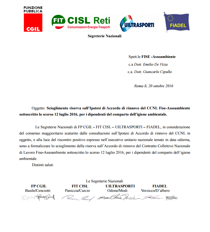 fise-assoambiente-comunicato-scioglimento-riserva-ccnl